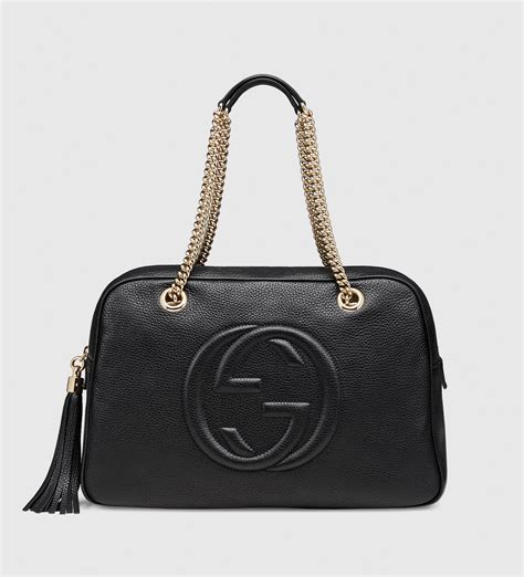 229665 gucci bag|gucci leather shoulder bag.